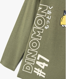tee-shirt manches longues avec motif dinosaure garcon vertJ960701_2