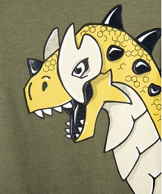 tee-shirt manches longues avec motif dinosaure garcon vertJ960701_3