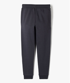 pantalon de jogging avec interieur molletonne garcon gris pantalonsJ962501_3