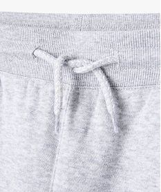 bermuda en jersey molletonne et taille elastiquee garcon grisJ971701_2
