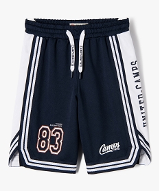 GEMO Bermuda de sport bicolore garçon - Camps United navy