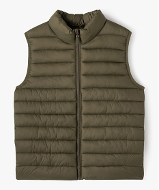 blouson matelasse sans manches garcon vert blousons et vestesJ973401_1