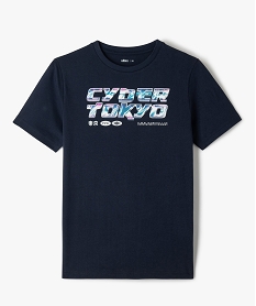 GEMO Tee-shirt à manches courtes avec motifs garçon navy