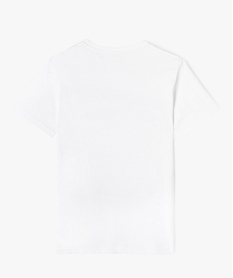 tee-shirt manches courtes a message garcon blanc tee-shirtsJ979701_3