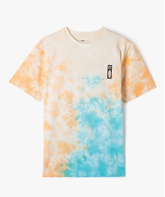 tee-shirt manches courtes tie-and-dye garcon orange tee-shirtsJ980101_1