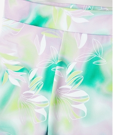 leggings long a motifs fleuris effet tie and dye fille multicoloreJ981701_2