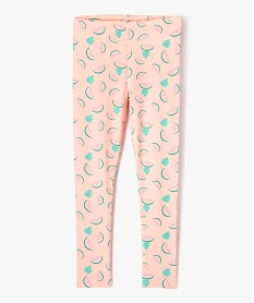 GEMO Legging long imprimé fille Rose