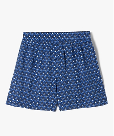 GEMO Short fluide imprimé fille Bleu