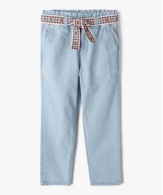 POLO BLANC PANTALON DENIM