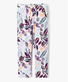 GEMO Pantalon fluide imprimé fille Violet