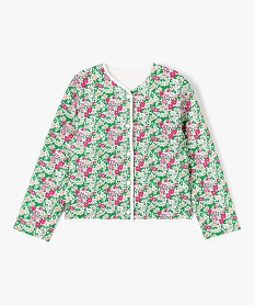 GEMO Veste réversible matelassée à boutons-pression fille - LuluCastagnette Multicolore