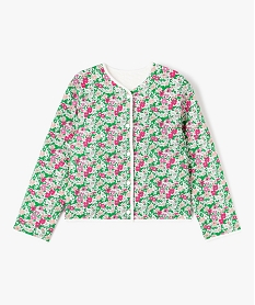 GEMO Veste réversible matelassée à boutons-pression fille - LuluCastagnette Multicolore