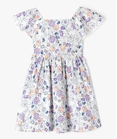 GEMO Robe manches courtes à motifs fleuris fille - LuluCastagnette Beige