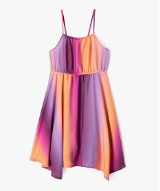 GEMO Robe fluide à bretelles fille Multicolore