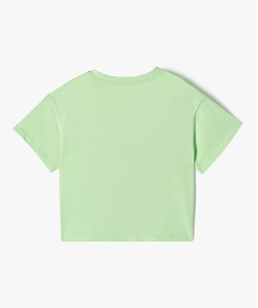 tee-shirt a manches courtes avec motif girly vert tee-shirtsK001301_3