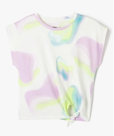 tee-shirt manches courtes loose tie-and-dye fille multicoloreK002201_1