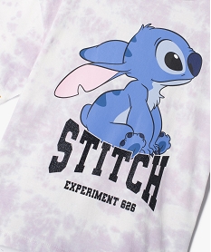 tee-shirt a manches courtes avec motif stitch fille - disney violetK002801_2