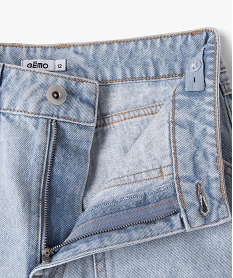 short en jean multi-poches fille bleuK018201_2