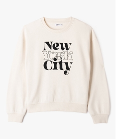 TEE-SHIRT NOIR SWEAT ECRU