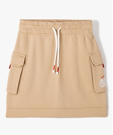 GEMO Jupe en maille molletonnée fille - Camps United Beige