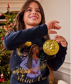 GEMO Tee-shirt à manches longues avec motif Wish fille - Disney navy