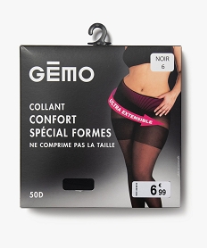 GEMO Collant confort spécial formes semi-opaque femme noir standard