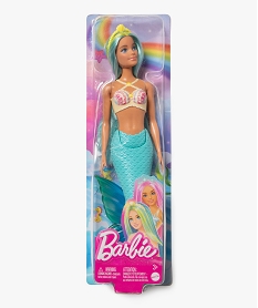GEMO Poupée Barbie sirène - Mattel Bleu
