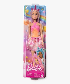 poupee barbie licorne - mattel rose standardK052801_1