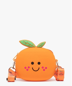 pochette porte-cles enfant en forme d’orange orangeK056601_1