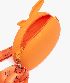pochette porte-cles enfant en forme d’orange orangeK056601_3