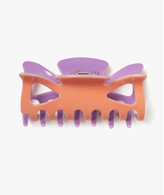 GEMO Pince crabe pour cheveux bicolore femme orange standard