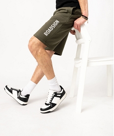 GEMO Bermuda en molleton doux homme - Roadsign kaki standard