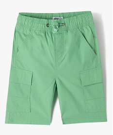 GEMO Bermuda coupe loose style cargo garçon vert standard