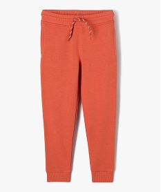 pantalon de jogging en molleton uni garcon orangeK088501_1