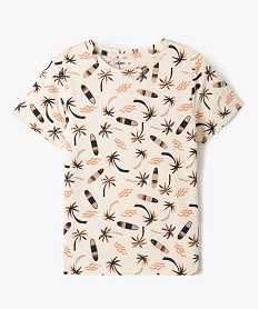 GEMO Tee-shirt à manches courtes imprimé exotique garçon Imprimé