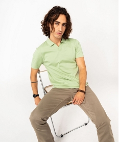 GEMO Polo à manches courtes homme vert standard