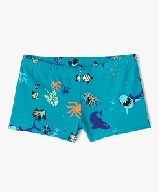 maillot de bain a motifs marins bebe garcon bleuK110301_1