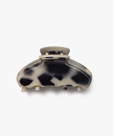 GEMO Pince crabe pour les cheveux petit format imprimée Beige