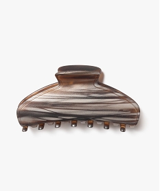 GEMO Pince crabe pour cheveux grand format Brun
