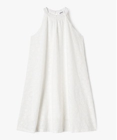 GEMO Robe sans manches encolure américaine fille Beige