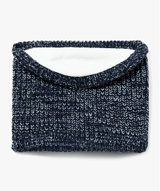 GEMO Echarpe snood doublée polaire garçon bleu standard