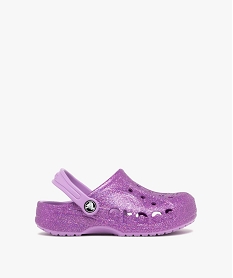 GEMO Sabots souples fille dessus perforé Baya Glisser - Crocs Violet