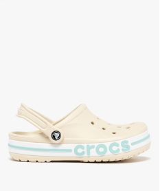 GEMO Sabots souples femme unis dessus perforé à semelle épaisse - Crocs Beige