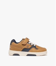 GEMO Baskets garçon low-cut à scratch et lacets élastiques - Redskins Orange