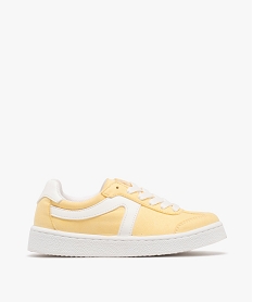 GEMO Baskets fille à lacets style rétro - Camps United jaune standard