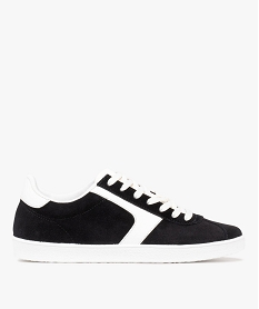 GEMO Baskets femme dessus en cuir suédé style rétro - Camps United noir standard