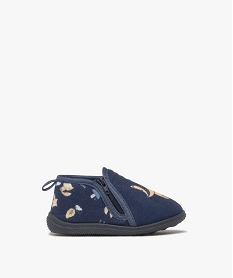 GEMO Chaussons bébé garçon bottillons à zip petit renard bleu standard