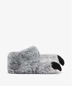 GEMO Chaussons garçon en volume patte de dinosaure gris standard