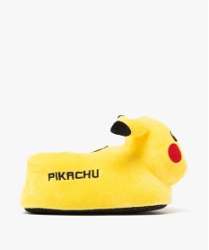 GEMO Chaussons garçon en volume Pikachu avec oreilles en relief - Pokemon Jaune