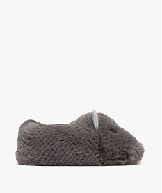 GEMO Chaussons fille en volume avec oreilles de chat pailletées gris standard